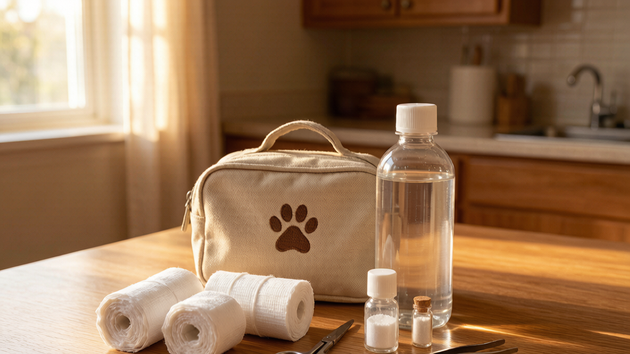 My Dog Stepped on Broken Glass at 9 PM and the Nearest Emergency Vet Was 45 Minutes Away — Here's the First Aid Kit I Built the Next Day