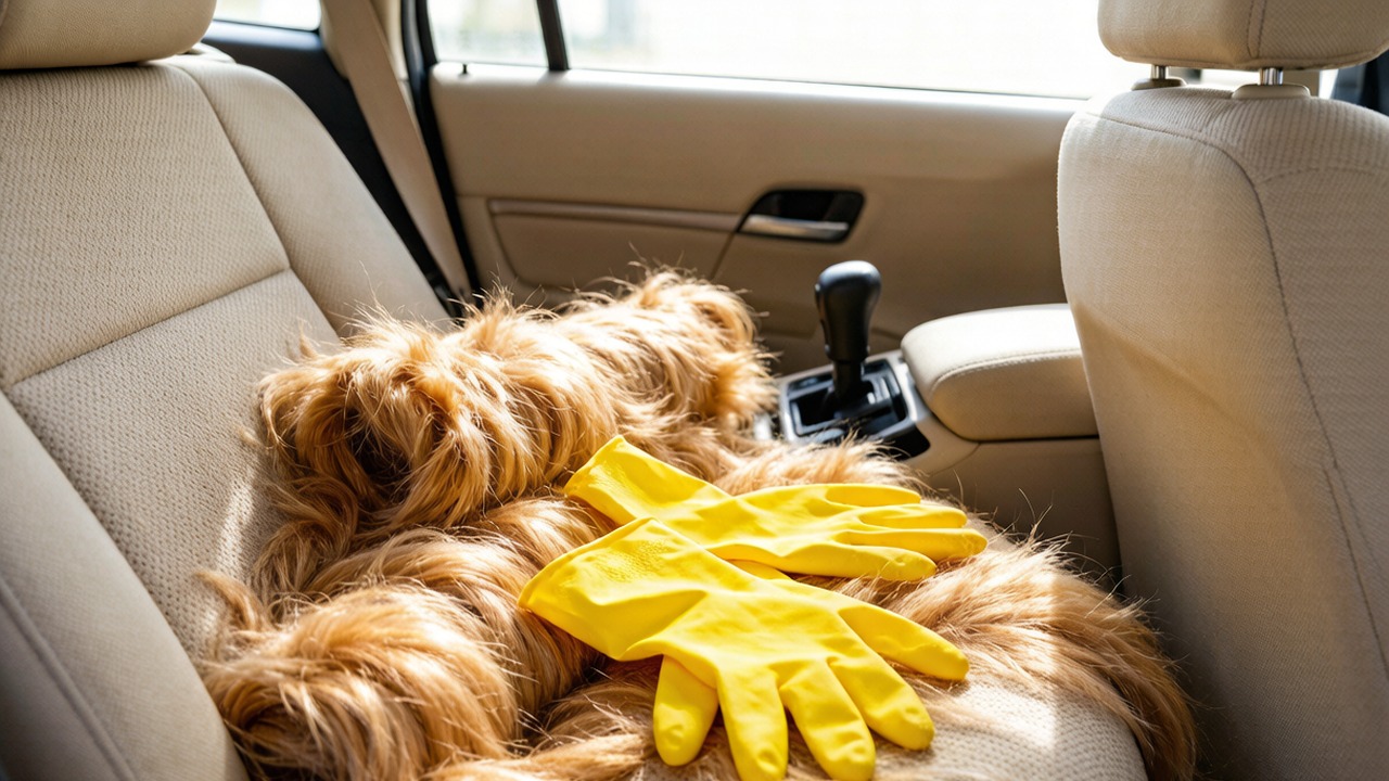 How to Remove Pet Hair from Your Car
