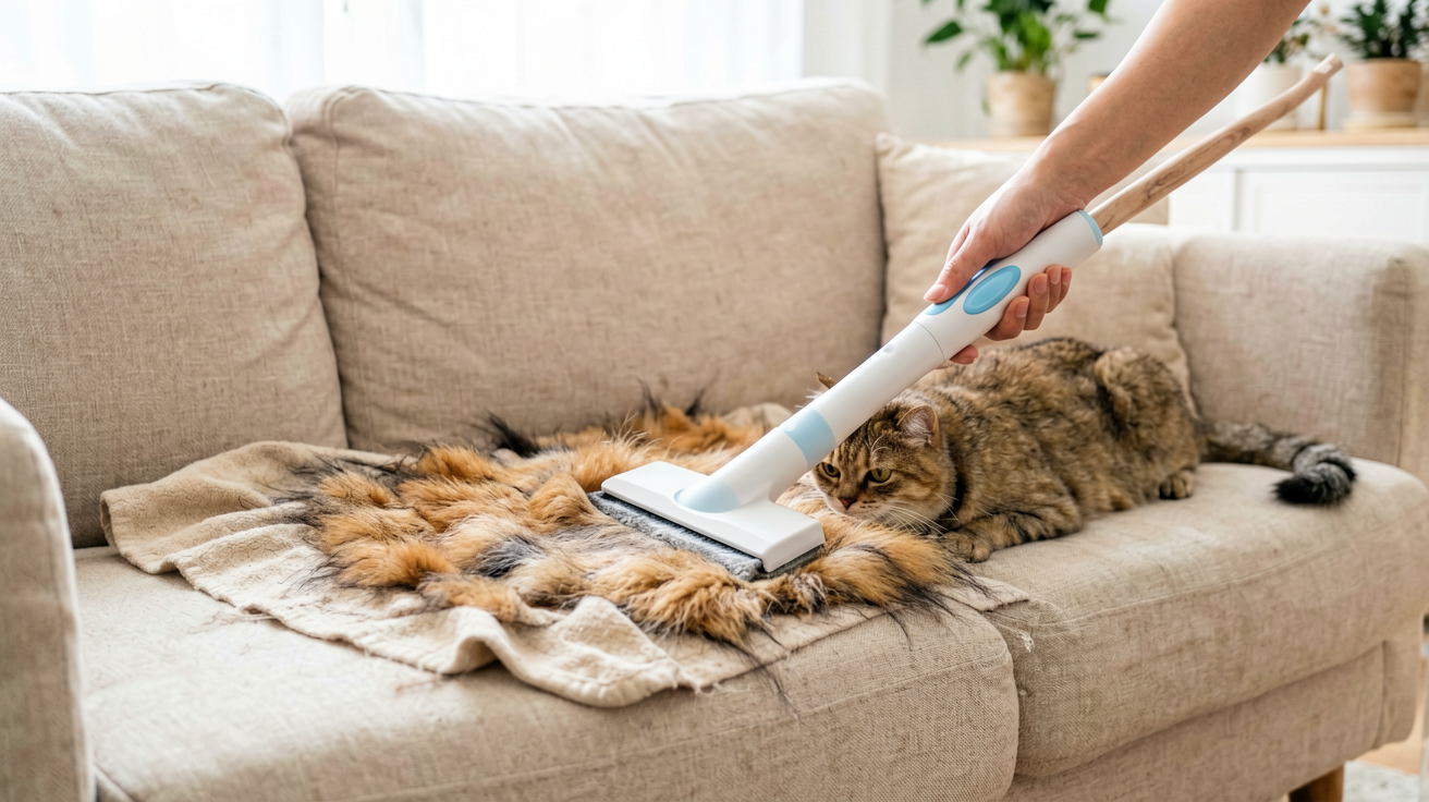 How to Remove Pet Hair from Furniture Fast (5 Tricks Worth Trying)