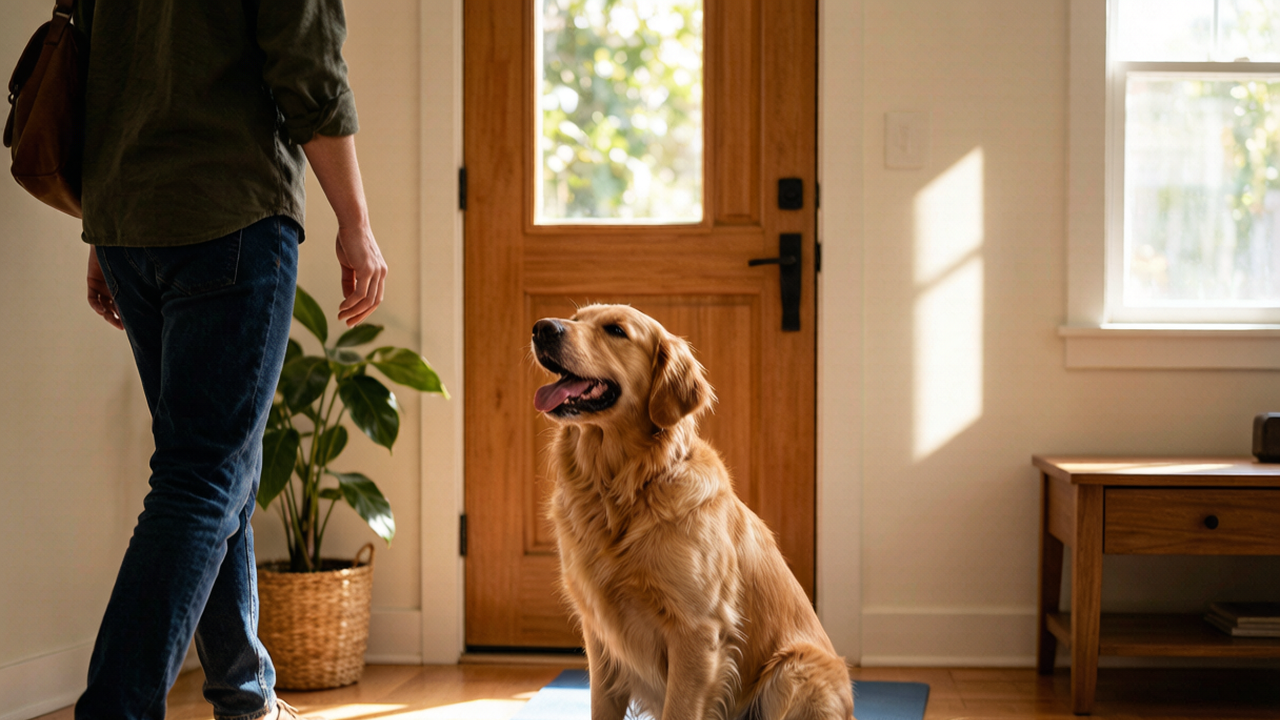 How to stop a dog from jumping on guests