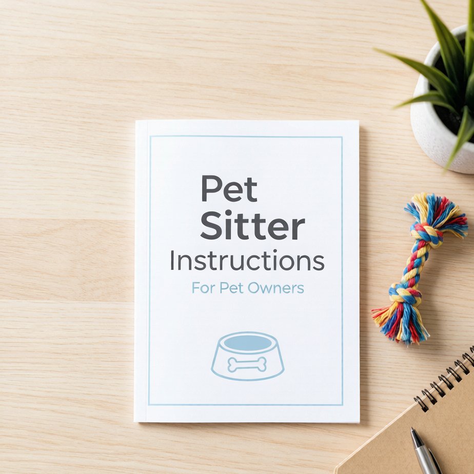 Pet Sitter Instructions & Checklist