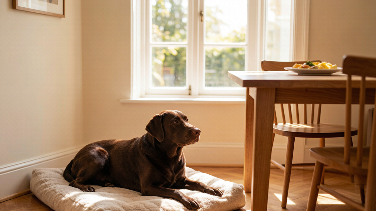 How to Stop Your Dog From Begging at the Table (What Finally Worked for My Food-Obsessed Lab)
