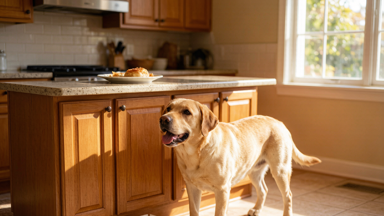 My Dog Ate an Entire Rotisserie Chicken in 90 Seconds — Here's How I Finally Stopped the Counter-Surfing