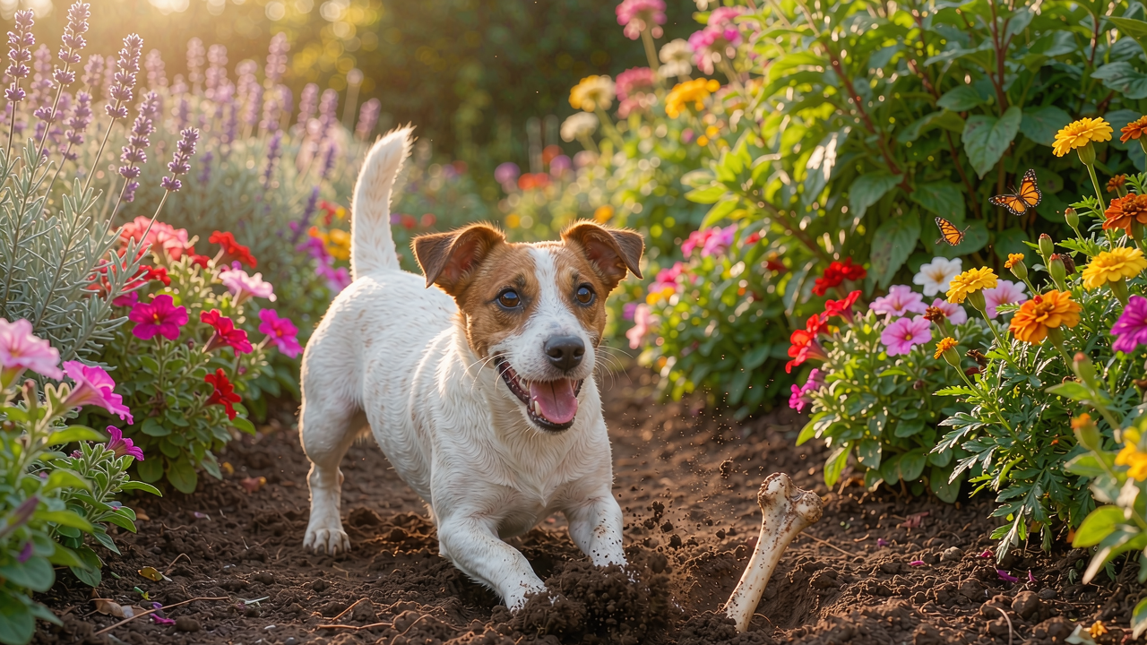 Why Do Dogs Bury Bones and Hide Toys?
